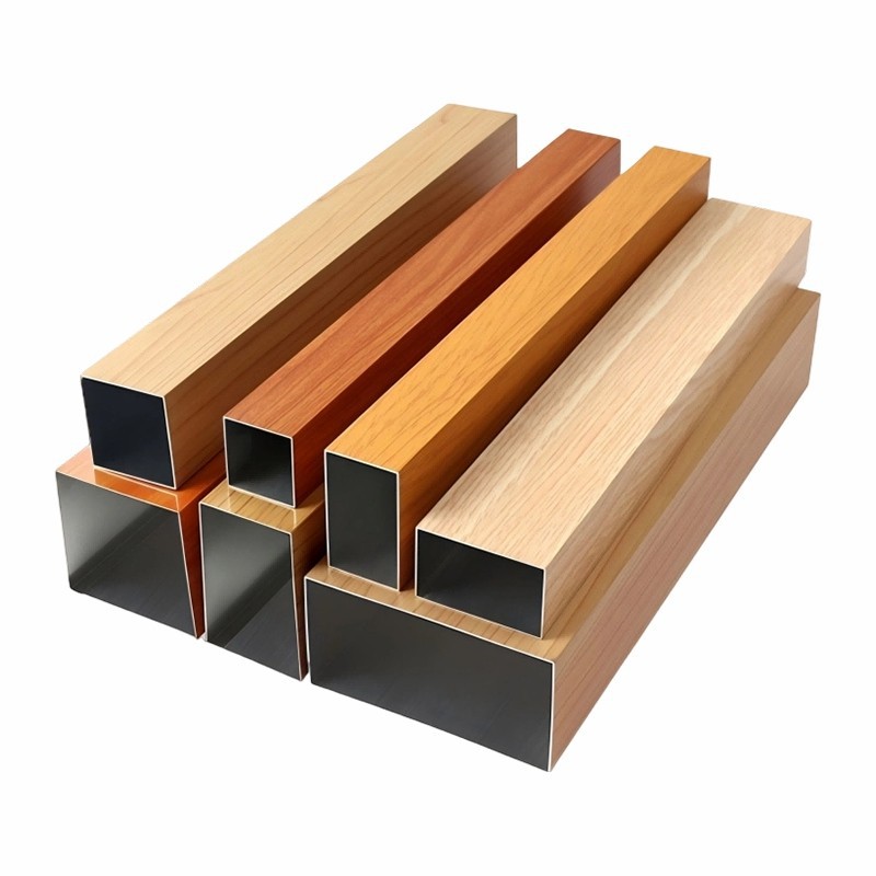 Wood Finish Aluminium Profile factory